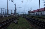 станция Львов: Вид в сторону западной горловины