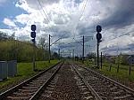 станция Подзамче: Входные светофоры Н и НД со стороны Тернополя
