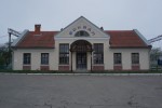 станция Городок-Львовский: Пассажирское здание с обратной стороны