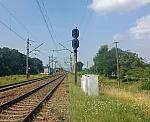 станция Мшана: Входной светофор Н со стороны Львова