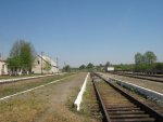 станция Андреевичи: Вид платформ в чётном направлении