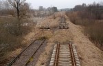 станция Андреевичи: Вид на бывшую горловину станции в сторону Берестовицы