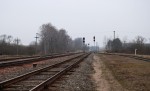 станция Андреевичи: Вид на западную горловину станции