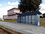 станция Берестовица: Пассажирский павильон и пост ЭЦ