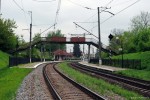 о.п. Пустомыты: Общий вид в сторону станции Щирец-ІІ
