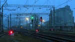 станция Николаев-Днестровский: Чётные маршрутные светофоры, вид в сторону ст. Щирец-II