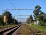 станция Ставчаны: Вид в сторону ст. Любень-Великий