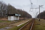 о.п. Новоселки: Вид в сторону станции Рудки