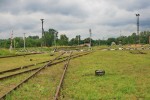 станция Хыров-Посада: Переезд в чётной горловине, вид в сторону Нижанковичей