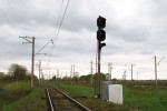 станция Стрый II: Входной светофор НС со стороны ст. Стрый