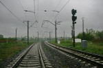 станция Стрый II: Входной светофор НЛ со стороны Поста 154 км