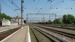 станция Дрогобыч: Вид с платформы в сторону Самбора