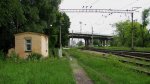 станция Дрогобыч: Стрелочный пост в горловине в сторону Стрыя