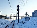 станция Персенковка: Входной светофор Ч со стороны Львова