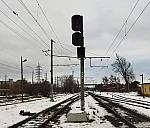 станция Персенковка: Маршрутный светофор ЧМ9 в сторону Ходорова