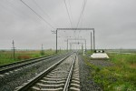 станция Стрый II: Соединительная ветка Стрый-2 - Пост 154 км, вид в сторону Ходорова