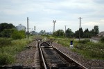 станция Козова: Нечетная горловина, вид в сторону станционных путей
