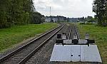 станция Свислочь: Тупик колеи 1435 мм, вид от входного НС