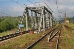 станция Ясеница: Мост через реку Яблонька в чётной горловине