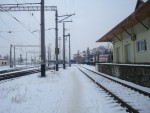 станция Ужгород: Пакгауз и грузовая рампа, вид в сторону Чопа