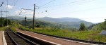 станция Скатарске: Вид в сторону Воловца (панорамное фото)