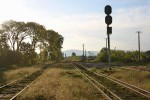 станция Виноградово-Закарпатское: Нечётная горловина, вид в сторону Солотвино