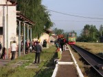 станция Хуст: Вид в сторону Солотвино