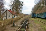 станция Хмельник: Вид в сторону Виноградова