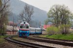 станция Ворохта: Прибытие пригородного поезда