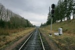 станция Вороненка: Входной светофор Н со стороны Делятина