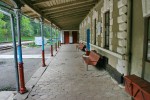 станция Микуличин: Зал ожидания на крыльце