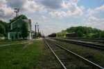 станция Выгнанка: Вид в сторону Тернополя