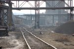 станция Рось: Путевое развитие в районе цементного завода