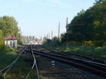 станция Глубокая-Буковинская: Вид на станцию с южной горловины