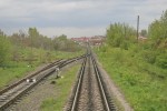 станция Черновцы-Южная: Чётная горловина, вид в сторону Вадул-Сирета