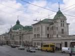станция Черновцы: Вокзал со стороны города