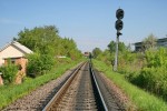 станция Черновцы-Южная: Входной светофор Ч со стороны Вадул-Сирета