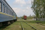 станция Сторожинец: Вид в сторону Глубокой-Буковинской