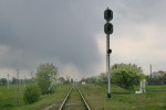 станция Карапчив: Входной светофор Н со стороны Глубокой-Буковинской