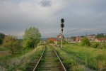 станция Карапчив: Входной светофор ЧЧ со стороны Межиречья