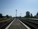 станция Лановцы: Вторая платформа, вид в сторону Лепесовки