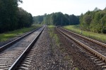 станция Мосты: Пути треугольника: направо в Гродно, налево в Волковыск