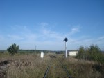 станция Сельцо: Маневровый светофор со стороны Хмельницкой АЭС