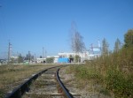 станция Сельцо: Подъездной путь к атомной станции. Вид в сторону Хмельницкой АЭС