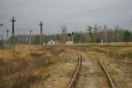 станция Дуброва-Олевская: Подъездной путь в посёлок Жовтневое