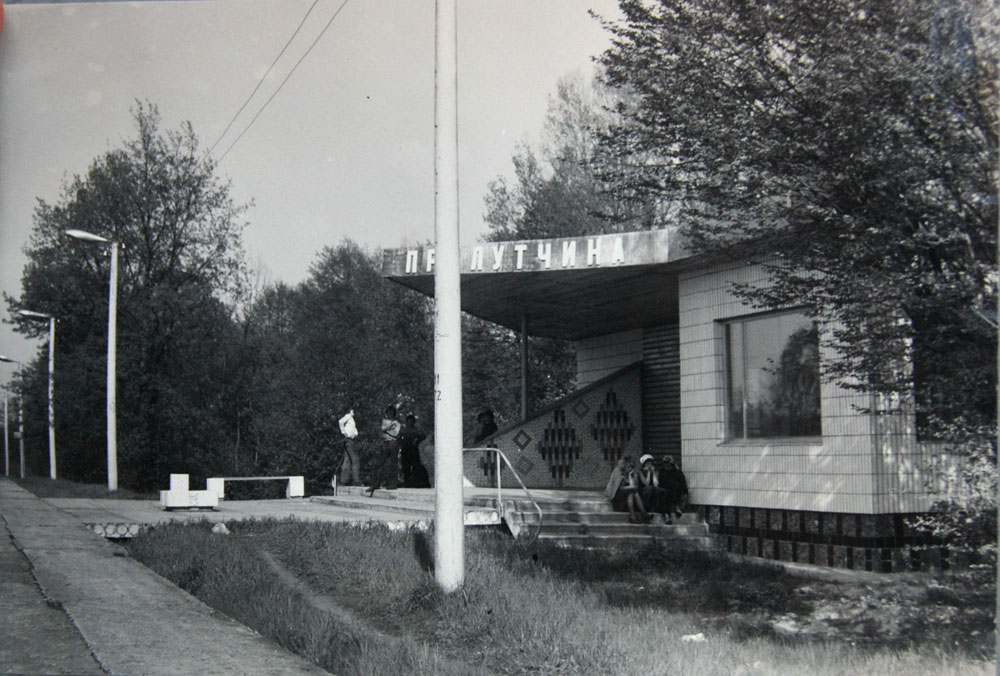 Пассажирский павильон (ориентировочно 1980 г.)