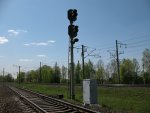 станция Жабинка: Входной светофор "НП"