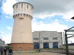 станция Барановичи-Центральные: Водонапорная башня и цех ремонта электровозов