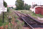 станция Брест-Восточный: Начало подъездного пути на ОАО "Савушкин продукт" и путь к базе ОПС