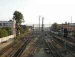 станция Брест-Центральный: Варшавская сторона (вид в строну Минска и Ковеля)